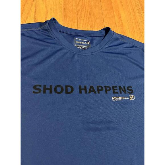 Merrell Performance T Shirt Men's Blue Size Large - Picture 4 of 8